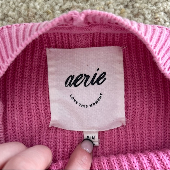 Pink Aerie Oversized Sweater - Picture 2 of 3